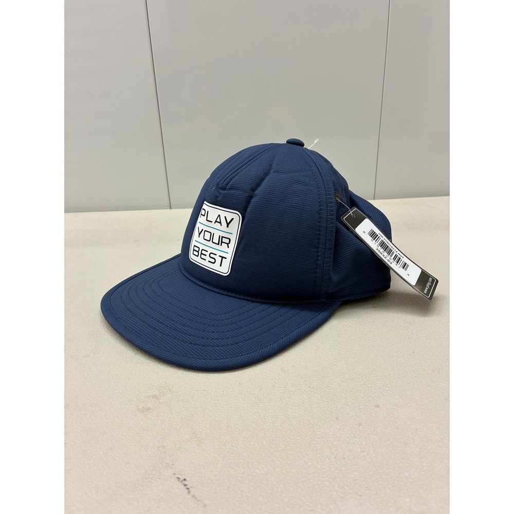 Ping Golf Play Your Best Snapback Hat Navy Blue Flexfit 110 Adjustable‎ Cap NEW
